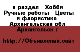  в раздел : Хобби. Ручные работы » Цветы и флористика . Архангельская обл.,Архангельск г.